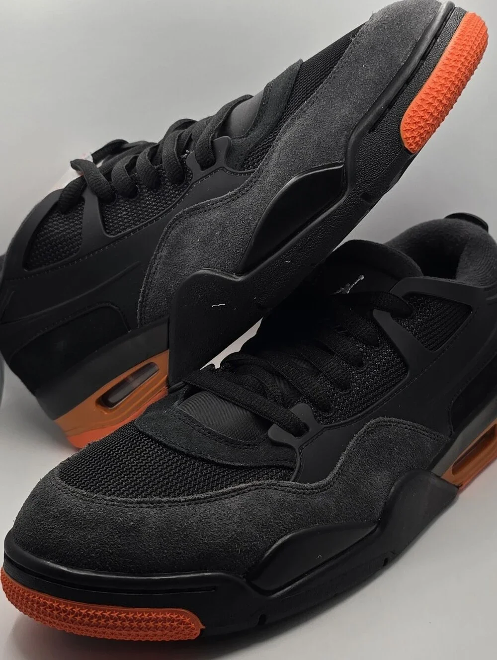 Nike Air Jordan 4 RM Black Starfish Orange Anthracite HF8126-001  Men's 11.5